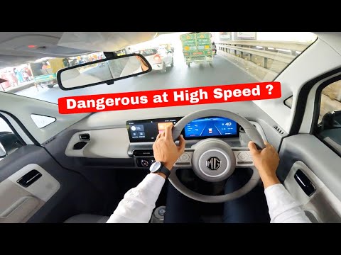 High Speed Stability Check 🔥 MG Comet Driving Review on Highway