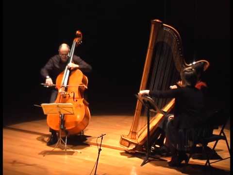 Jean Françaix Duo Baroque double bass and Harp 1