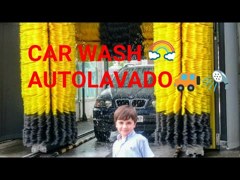 CAR WASH. VIDEO FOR CHILDREN. HOW TO WASH A CAR. WASH MACHINE