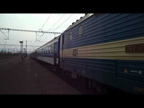 Odjezd vlaku R 613 Svatava (ČD 362.125) - Kadaň-Prunéřov, 31. 3. 2014