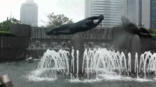 preview picture of video '[FC-150]メッセモールの噴水[HD] -Fountain in Messe Mall-'