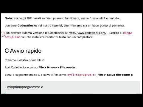 Lezione 1 - Introduzione al Linguaggio C - CORSO INFORMATICA TUTORIAL PROGRAMMAZIONE C
