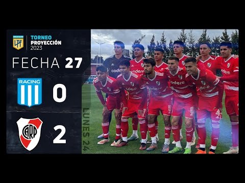 #TorneoProyección 2023 | Fecha 27 | resumen de Racing y River