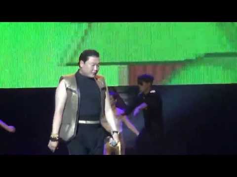 PSY Singing Champion At Singapore Social 2013
