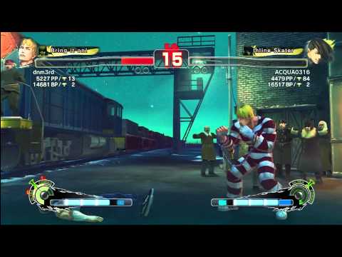 Super Street Fighter IV AE - dnm3rd (Cody) Vs ACQUA0316 (Yang)
