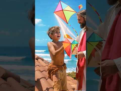 He cried over his broken kite but Jesus turned it into joy #jesus #miracle #shorts #bible #god