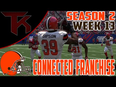 Madden 16 Franchise Mode- Week 13 Browns @ Giants [Ep 33]