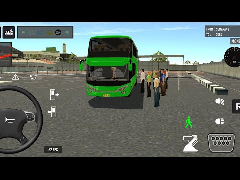 euro coach bus simulator 💥🤩|| new indonesia coach bus simulator - Android gameplay ‪#newgame