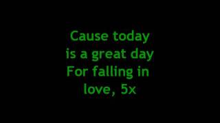 Taio Cruz - Falling In Love (LYRICS ON SCREEN)