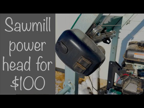 Woodland Mills Sawmill 12v Powerhead DIY mod for  HM130 Max