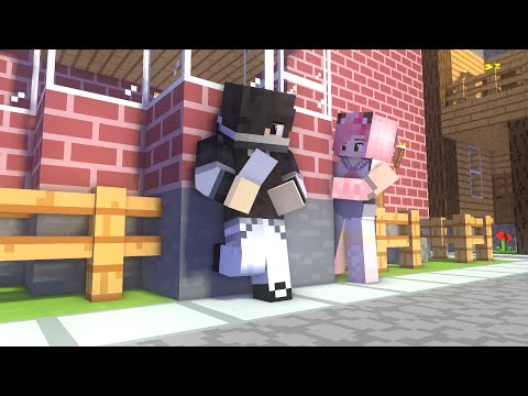 COUPLE GLIMPSE FIRST MEET APHMAU FRIENDS ZANE AND KC - MINECRAFT ANIMATION #shorts
