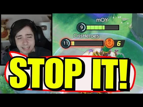 CrisHeroes vs mOY - THE MOST BIZARRE TREVENANT | Pokemon Unite