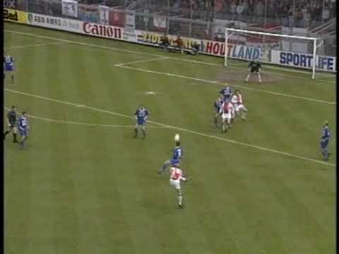 Goal! Stefan Petterson. 17.04.1994. Ajax - Twente