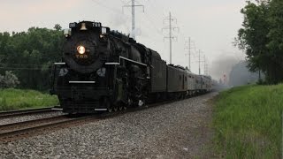preview picture of video 'Steam returns to Norfolk Southern Detroit District NKP 765 July 12,13 2014'