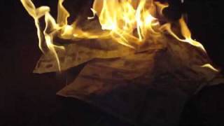 Imagine Us Burning the Image of Money