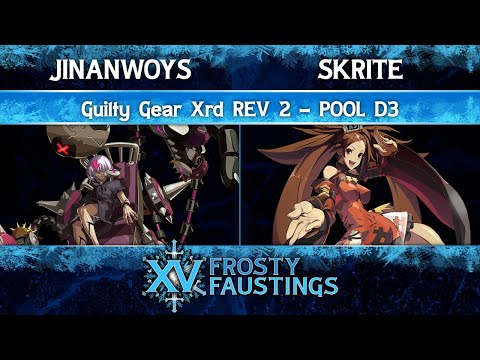 Frosty Faustings XV 2023 Pool D3 - Jinanwoys (Bedman) vs Skrite (Jam) - Guilty Gear Xrd REV 2
