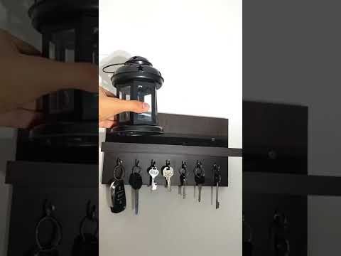 Carved Wooden Key Holder (Wall)