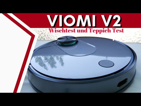 Viomi V2 (Viomi V-RVCLM21B) Wischtest und Teppich Test [DEUTSCH]