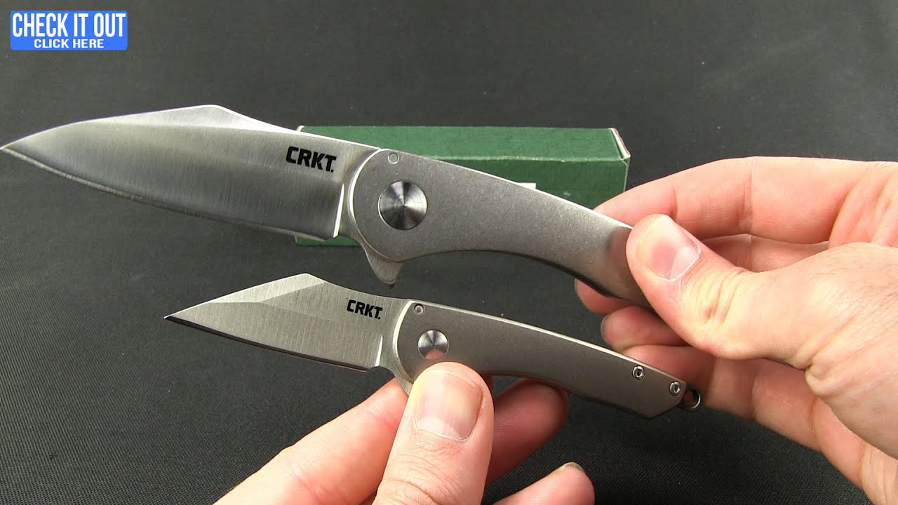 CRKT Jettison Frame Lock Flipper Knife (3.25" Stonewash) 6130