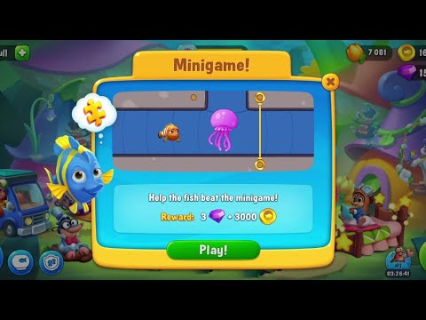 @Fishdom Win Strikes Level 6373 - 6375, Minigame!