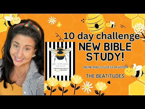 SUMMER "BIBLE STUDY" GLOW UP challenge!  INTRODUCTORY TO: The Beatitudes Summer bible study routine!
