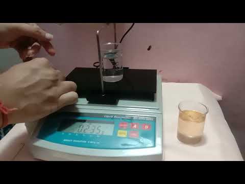 Liquid Density Meter- Operation