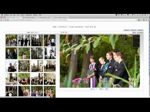 Step 1 - Smugmug Wedding Photo Website Tutorial