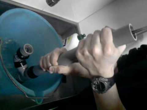 Bomba hidraulica casera