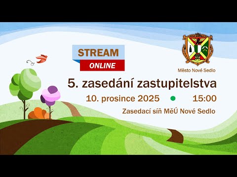5. zasedání zastupitelstva města | Nové Sedlo | 10.12.2025