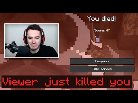 Minecraft But My Viewers Control The Game