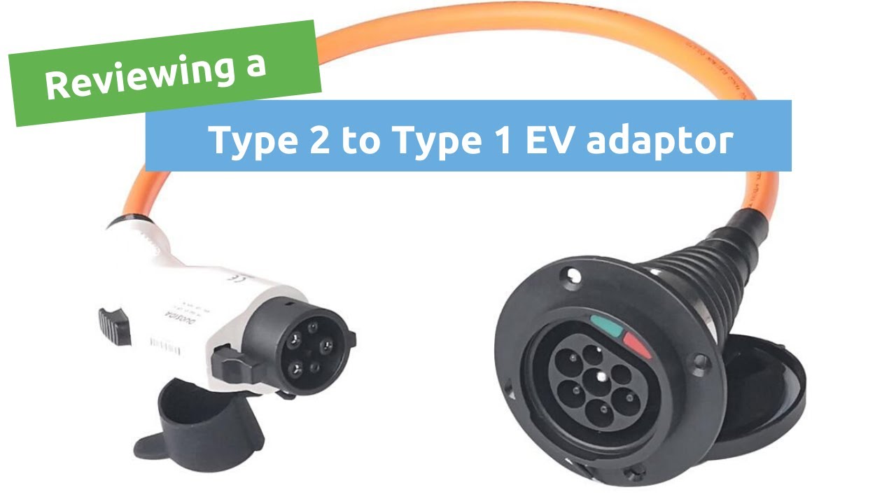 Watch video Type 2 to type 1 EV charge cable adaptor to charge type 1 cars from a type 2 tethered charger Now Type 2 to type 1 EV charge cable adaptor to charge type 1 cars from a type 2 tethered charger