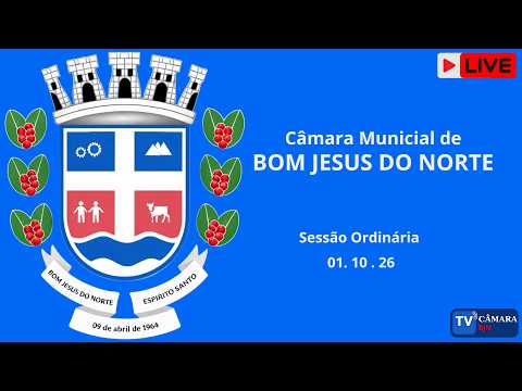 Câmara Municipal de Bom Jesus do Norte 01/10/2026