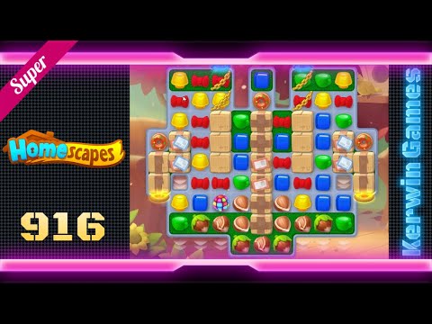 Homescapes Level 916 - Super Hard Level