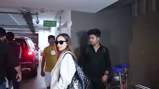 Arjun Came To Receive Malaika Arora  Spotted At Arrival