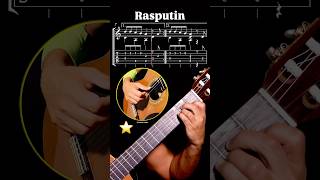 ðbb¸ Rasputin (Boney M) - Easy Guitar Tutorial #shorts