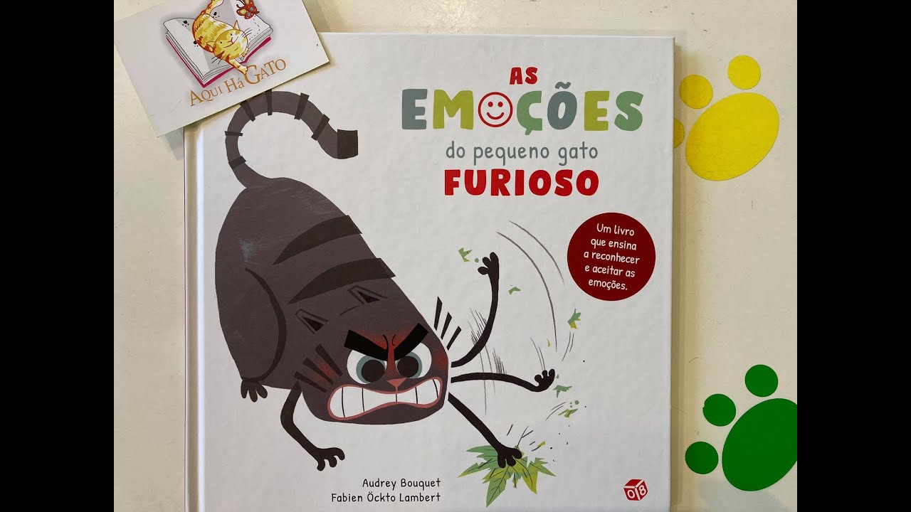 Bom dia Histórias: Emoções do pequeno gato furioso