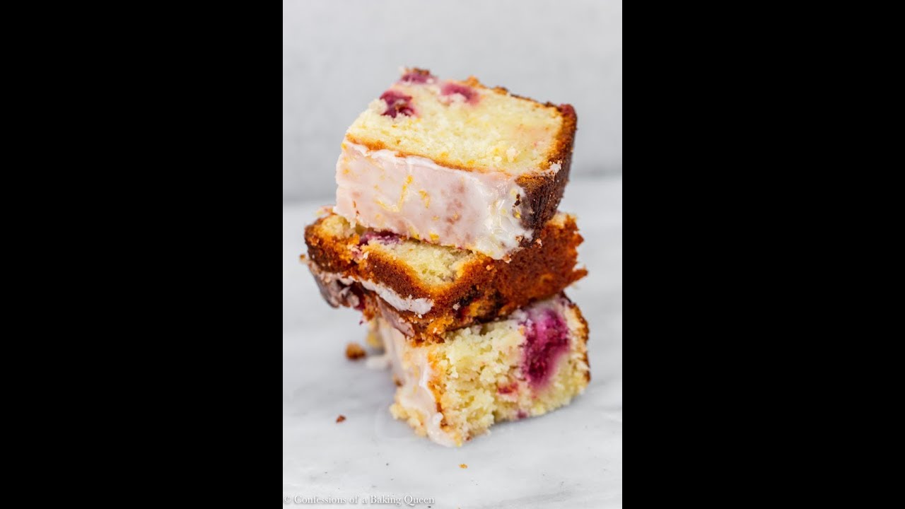 Raspberry Lemon Loaf Cake Recipe