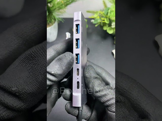 Vídeo relacionado con NOVOO USB C Hub 4 Puertos USB 3.0, Transferencia de Datos 5Gbit/s, Adaptador USB de Puerto Simple y Práctico, Cable Extendido de 60cm, Hub USB Splitter para MacBook, Portátil, Disco Duro Móvil