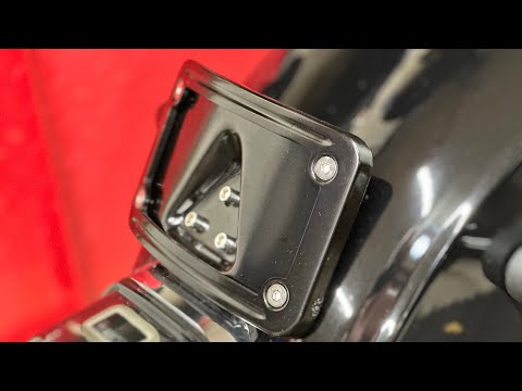 Harley-Davidson Laydown / Curved License Plate Install / eBay Curved License Plate install / Amazon