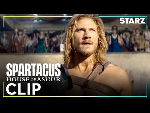 'Brothers Ferox Battle Ashur's Gladiator' Clip | Spartacus: House of Ashur | STARZ