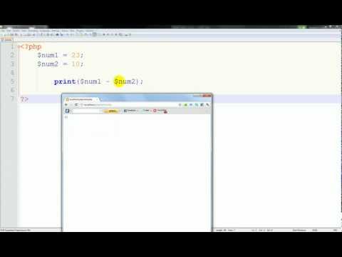 Php Tutorial 3 Variables And Basic Math Functions