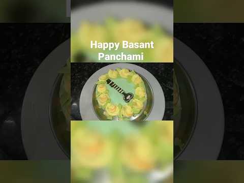 Basant Panchami Theme Cake #shorts