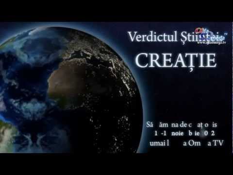 Verdictul Stiintei: Creatie! - Saptamana creationista - 12-18 noiembrie 2012 la Alfa Omega TV