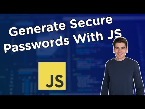 用JavaScript建立一個密碼生成器 - 教程 (Build A Password Generator With JavaScript - Tutorial)