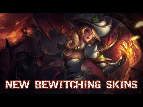 NEW BEWITCHING SKINS NAMI POPPY FIORA MORGANA YUUMI SYNDRA