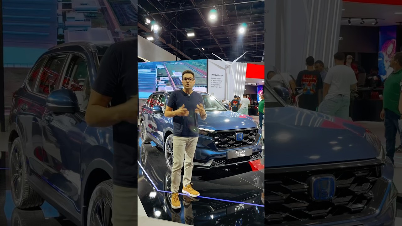 Felipe Becker, do canal ​⁠@BeTechers, explica o sistema Honda SENSING. #HondanoSalao 🚘