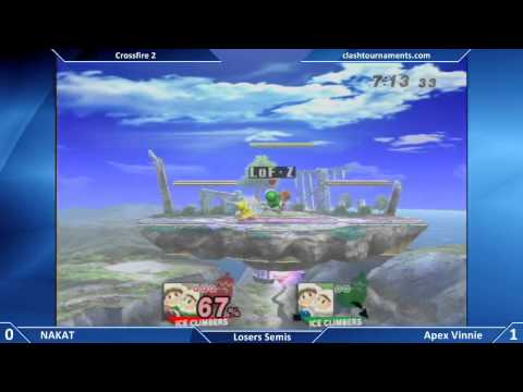 Crossfire 2 - Apex Vinnie vs NAKAT - Losers Semis - SSBB
