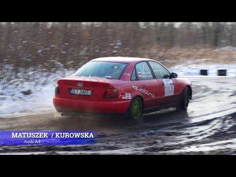 short RAFAŁ MATUSZEK  / WIKTORIA KUROWSKA - AUDI A4 | 10 KJS Rally Park Kaczyce 2024