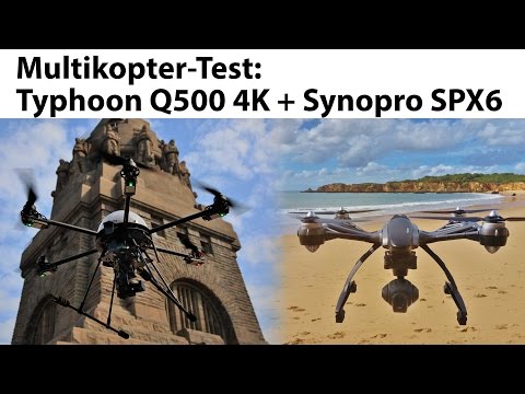 Multikopter-Test: Yuneec Typhoon Q500 4K vs. Synosystems Synopro SPX 6