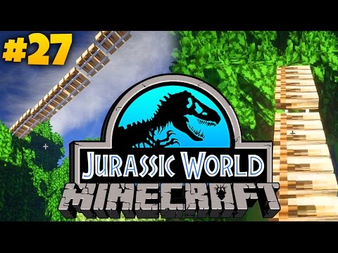 Jurassic World: Minecraft Dinosaurs | BUILDING BRIDGES (Playthrough Part 27)